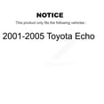 thumbnail image 2 of Transit Auto Front Rear Coated Disc Brake Rotors Semi-Metallic Pads and Drum Kit for Car 2001-2005 Toyota Echo KGS-102197, 2 of 11