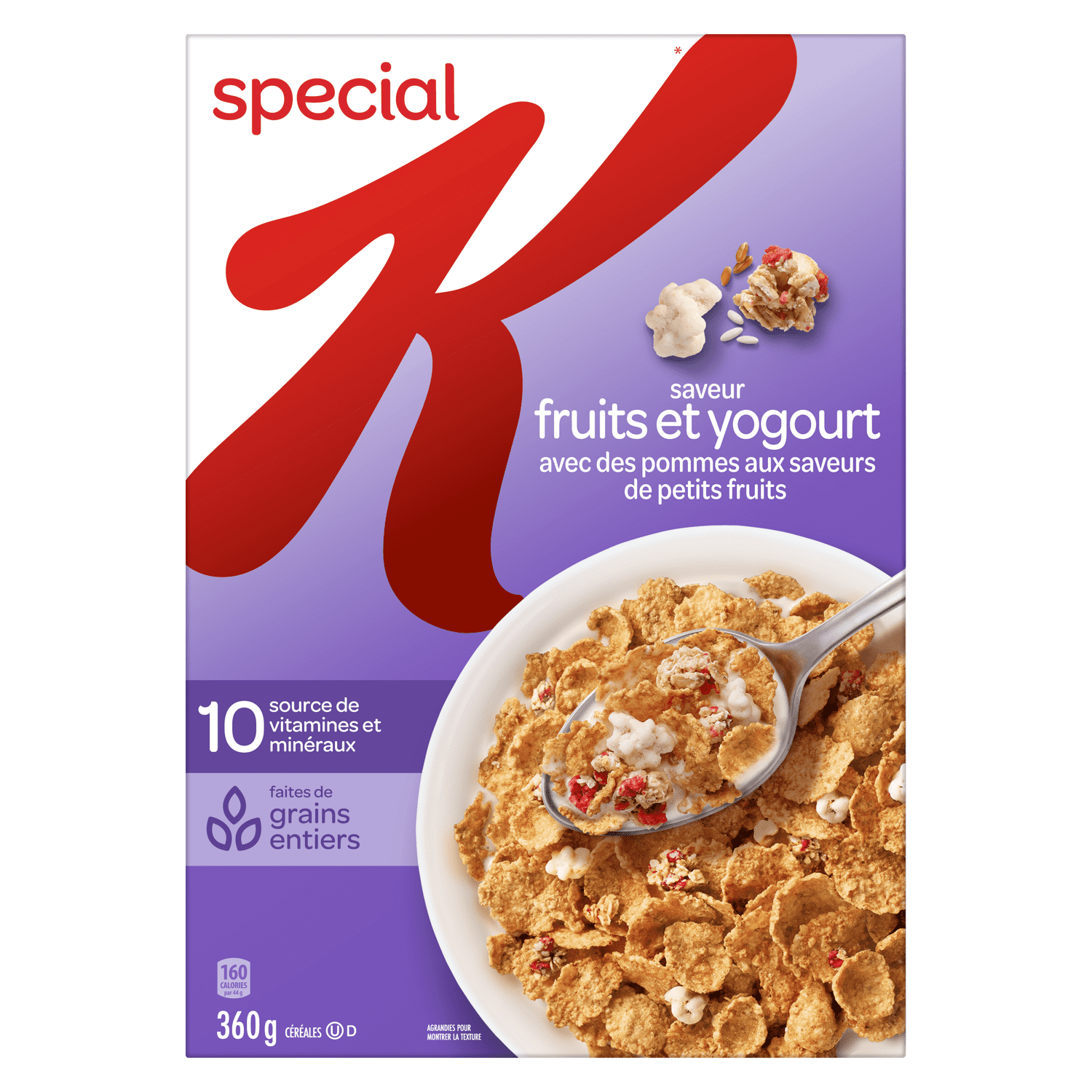Céréales Kellogg's Special K Saveur fruits et yogourt, 360 g
