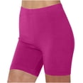 thumbnail image 2 of Timegard Running Shorts for Women Bike Short Leggings High Waist Solid Color Comfy Athletic Shorts, 2 of 4