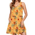 thumbnail image 2 of Ovzne Robes pour Femmes 2025 Robe d'Été Femmes Décontractée Ample Robe d'Été Imprimée Sans Manches Col en V Ensemble Haut/chemise Robe de Vacances Imprimée Liquidation, 2 of 6