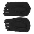 thumbnail image 2 of Women Toe Socks, Soft To Wear Women Low Cut Liner Socks Easy To Put On  For Daily Using Nude,Black,Pink,Gray,White, 2 of 8