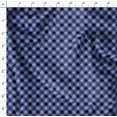 thumbnail image 4 of Soimoi Blue Moss Georgette Fabric Diagonal Check Printed Craft Fabric by the Yard 42 Inch Wide, 4 of 5