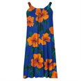 thumbnail image 5 of Ovzne Robes pour Femmes Robe d'Été pour Femmes Robes d'Été Imprimées pour Femmes Coupe Ample Col en V Sans Manches Robes de Plage avec Poches Robes de Plage Imprimées Liquidation, 5 of 5