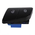 thumbnail image 1 of 3C0962125B, Black Blue High Accuracy Door Lock Switch Central Door Lock Button Plastic  For Auto Replacement For B6 3C 2006-2011 LHD, 1 of 8