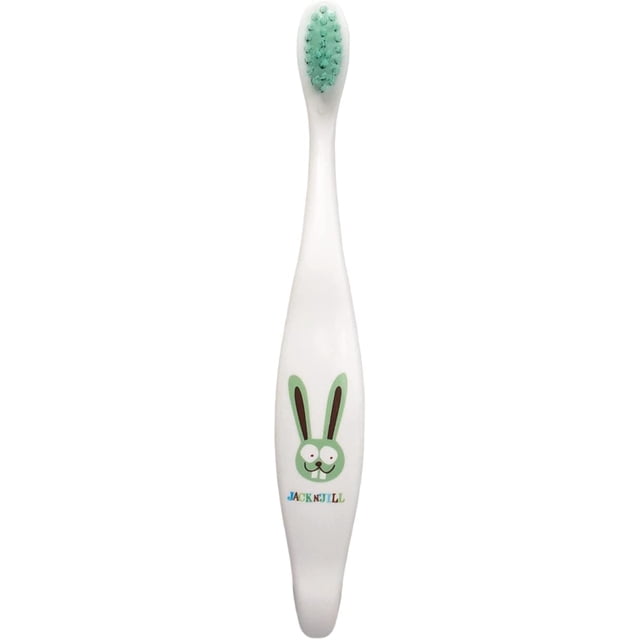 Jack N' Jill Brosse à Dents Bio (TM) Compostable et Biodégradable Poignée Lapin