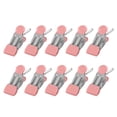 thumbnail image 1 of Home Savings and Storage Items Clearance!Pcksrro Dipped Plastic Pants Clip Seamless Drying Stainless Steel Pants Rack Windproof Small Clip Fixed Clothes Clip Household Strong Metal Clothes Drying, 1 of 3