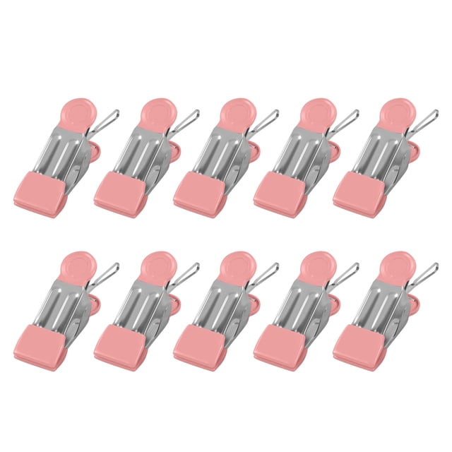 Home Savings and Storage Items Clearance!Pcksrro Dipped Plastic Pants Clip Seamless Drying Stainless Steel Pants Rack Windproof Small Clip Fixed Clothes Clip Household Strong Metal Clothes Drying
