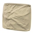 thumbnail image 2 of Housse d'Ottoman Carrée en Velours Extensible à Bas Élastique pour Salon Lavable Taupe, 2 of 8