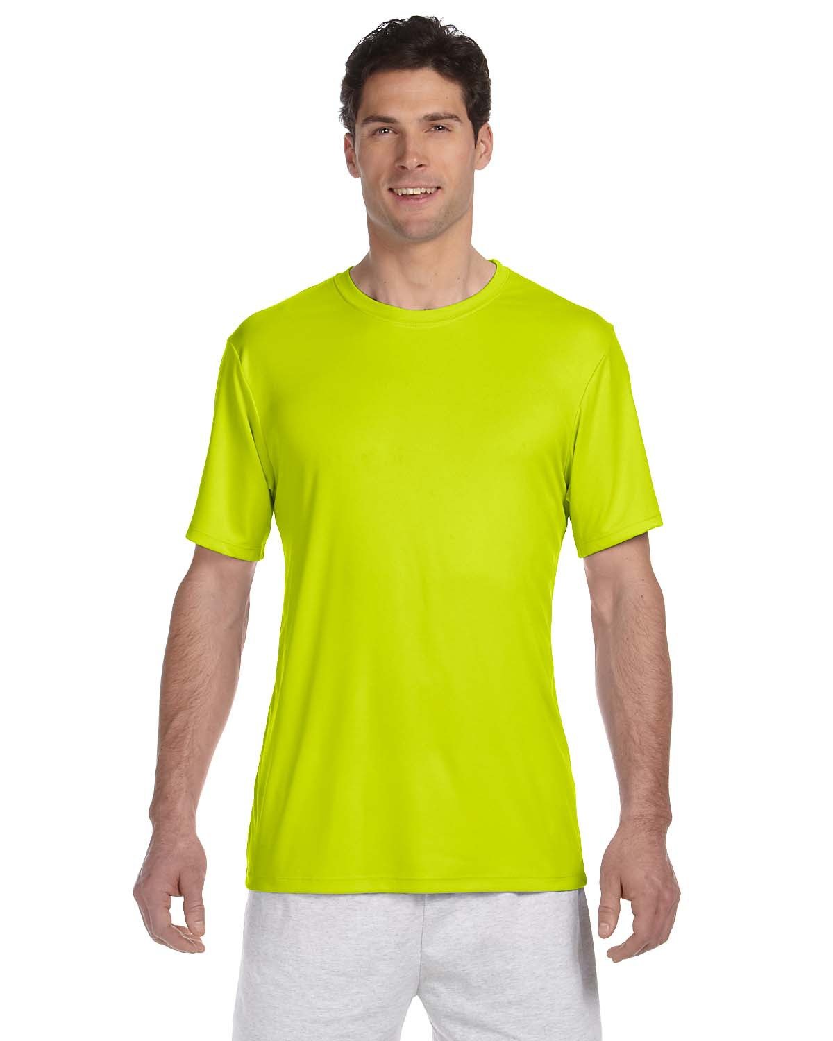 Hanes T-Shirt 4 oz. (4820) Vert Sécurité, 2TG