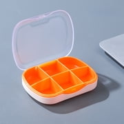 Portable Medicine Organizer Pill Case | Travel Pill Container with Compartments | Moisture-Proof Medication Storage for Pills and Vitamins | Compact Drug Holder for Home, Office, or On-The-Go Use