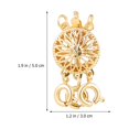 thumbnail image 3 of MasteelfCA 6 Pcs Layered Necklace Spacer Clasps Three-Strand Multi Necklace Layering Clasps Separators Connectors for Bracelet Crafts, 3 of 8