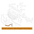 thumbnail image 4 of Front Lower Grille Trim Chrome Exquisite Molding for  6 2014-2017​, 4 of 7