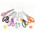 thumbnail image 4 of Stainless Steel Cloth,Stainless Steel Scissors Lace Scissors Stainless Steel Sawtooth Scissors Lock Scissors Tooth Cloth Scissors Dog Teeth Scissors Lock and Lock, 4 of 5