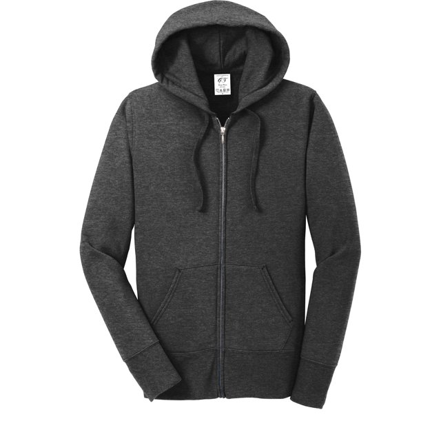 Gravity Threads Chandail à Capuchon en Molleton pour Femmes - Gris Chiné Foncé - 3X-grand