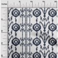 thumbnail image 1 of oneOone Viscose Jersey Fabric Paisley|Stripe & Circle Ikat Decor Fabric Printed BTY 60 Inch Wide, 1 of 4
