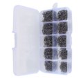 thumbnail image 2 of 500/100Pcs Fishhook Set High Carbon Steel Fishing Hooks Set Fly Fishing Hook Set, 2 of 9