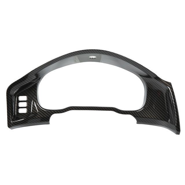 Center Console Dash Trim, Wear Carbon Fiber Style Easy Install Dashboard Frame High Gloss ABS for Car