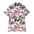 thumbnail image 4 of Chemises pour Femmes Chemise Moderne Ample à Col à Revers à Manches Courtes avec Impression Numérique 3D pour Femmes Haut Respirant de Tous les Jours T-Shirt Graphique Stylé Coupe Décontractée Alternative, 4 of 5