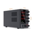 thumbnail image 4 of Alimentation Électrique DC Réglable 30V 10A Alimentation de Laboratoire LED 60V 5A Régulateur de Tension Stabilisateur Banc de Commutation Source, Excellente Compatibilité, 4 of 7