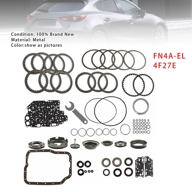 W/Pistons FN4A-EL 4F27E Transmission Banner Rebuild Kit 99-UP For MAZDA 3