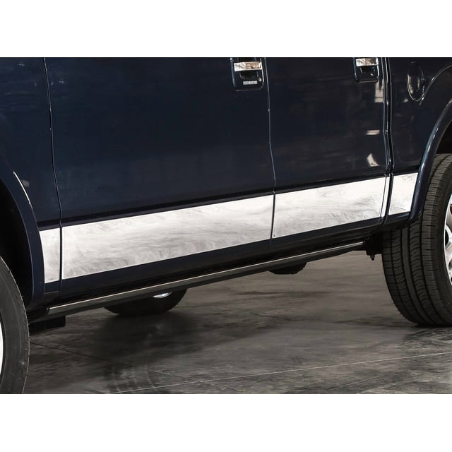 Innovative Creations . Rocker Panel Molding RA-T2402M Rocker Armor; 8 Pieces; Textured; Black; Moldable Plastic; 5 Inch Width