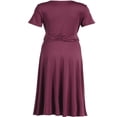 thumbnail image 4 of Womens V Neck Long Dress Formal Cocktail Party Evening Plus Size, 4 of 4