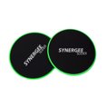 thumbnail image 2 of Synergee Core Sliders – Disques d'Exercice Ab Électriques Lime Double Face, 2 of 6