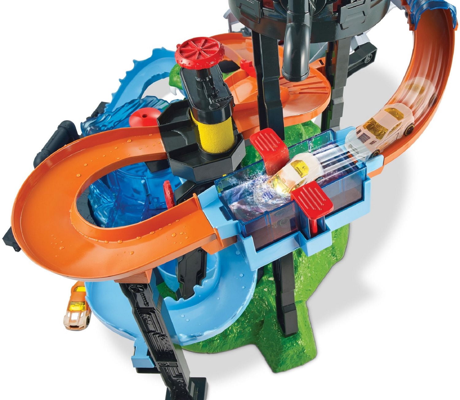 Hot Wheels Coffret de jeu Lave-auto Crocodile