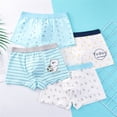 thumbnail image 3 of MIASHUI sous-Vêtements Garçons Enfants Garçons Boxeurs en Coton Respirants Évacuant l'Humidité sous-Vêtement Lot de 4, 7-9 Ans, 3 of 3