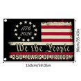 thumbnail image 3 of TIELUTT Anniversary Commemorative Flag 250th Showcasing Unity and for Family Canadian Flag for Car Window Home Flag Pole Wooden Flag Poles for outside Support the Flag Decal Flag Shirt Woman, 3 of 4