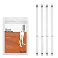 thumbnail image 1 of Hold'Em Premium Shirt Stays Ultra Soft Elastic with Extra Sturdy Strong Metal Clips Straight, White, 1 of 1