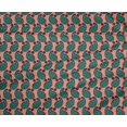 thumbnail image 4 of oneOone Tissu Polyester Lycra Imprimé Floral & Paisley au Mètre 56 Pouces de Large, 4 of 4