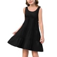 thumbnail image 3 of RXIRUCGD 2025 Vêtements d'Été pour Enfants Robe Décontractée Mignonne à Manches Courtes et Col Rond pour Enfants et Filles, 3 of 6