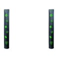 thumbnail image 2 of Baohd PU Golf Alignment Stick Cover Case Premium Holder Embroidered Waterproof Black 14.17x1.97 Inch 2Set, 2 of 6
