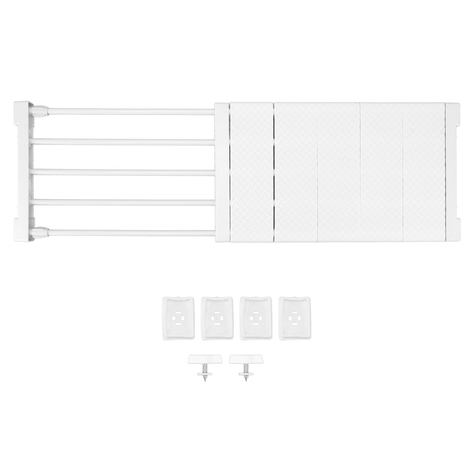 Étagère à Tension Séparateur de Placard Réglable 24cm Largeur Étagère de Rangement pour Armoire Garde-Robe 50 80cm / 19.69 31.5 Po
