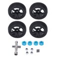 thumbnail image 3 of Plastic Wheel Rims And Rubber Tires, Strong Cushioning 1/10 Scale RC Car Wheels And Tires Improve Stability Flexible Driving  For Different Roads B Tire, 3 of 8