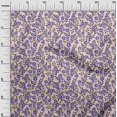 thumbnail image 3 of oneOone Rayon Medium Purple Fabric Floral Sewing Craft Projects Fabric Prints By Yard 56 Inch Wide, 3 of 5