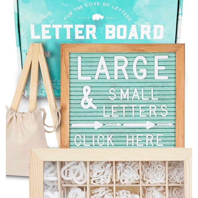 Felt Letter Board 10x10 +2sets PRE-Cut Letters +Stand +UPGRADED WOODEN Sorting Tray! Letters Board, Letter Boards, Letterboard, Word Board, Message Board, Letter Sign, Changeable