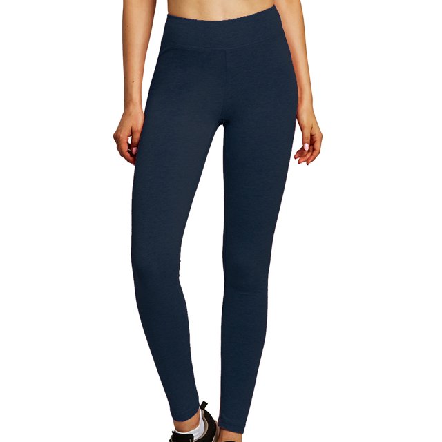 Gravity Threads Womens Cotton Leggings - Navy - Large