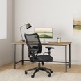 thumbnail image 2 of Air Grid Black Fabric Seat Back Adjustable Arms and Lumbar Managers Chair, 2 of 5