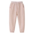 thumbnail image 1 of Boys Cotton Sweatpants Kids Jogger Pants Running Jogging Pants With Pockets Drawstring Beige, 1 of 6
