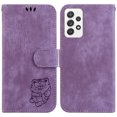 thumbnail image 2 of Compatible avec Samsung Galaxy A52S 5G Étui Portefeuille à Rabat Tigre Mignon avec Poche pour Cartes, 2 of 5