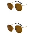 thumbnail image 4 of relayinert Fashionable Polarized Lens Small Square For Trendy Style Materials gold tea flake C5 2Set, 4 of 6