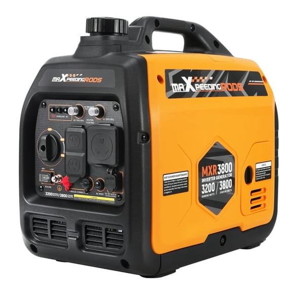 3500W Generator 52lb Portable Inverter Ultralight Outdoor Camping Motorhome Caravan Petrol Gasoline Power Equipment Super Quiet