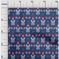 thumbnail image 1 of oneOone Tissu Georgette Viscose Tissu à Imprimé Cachemire Ikat BTY 42 Pouces de Large, 1 of 4
