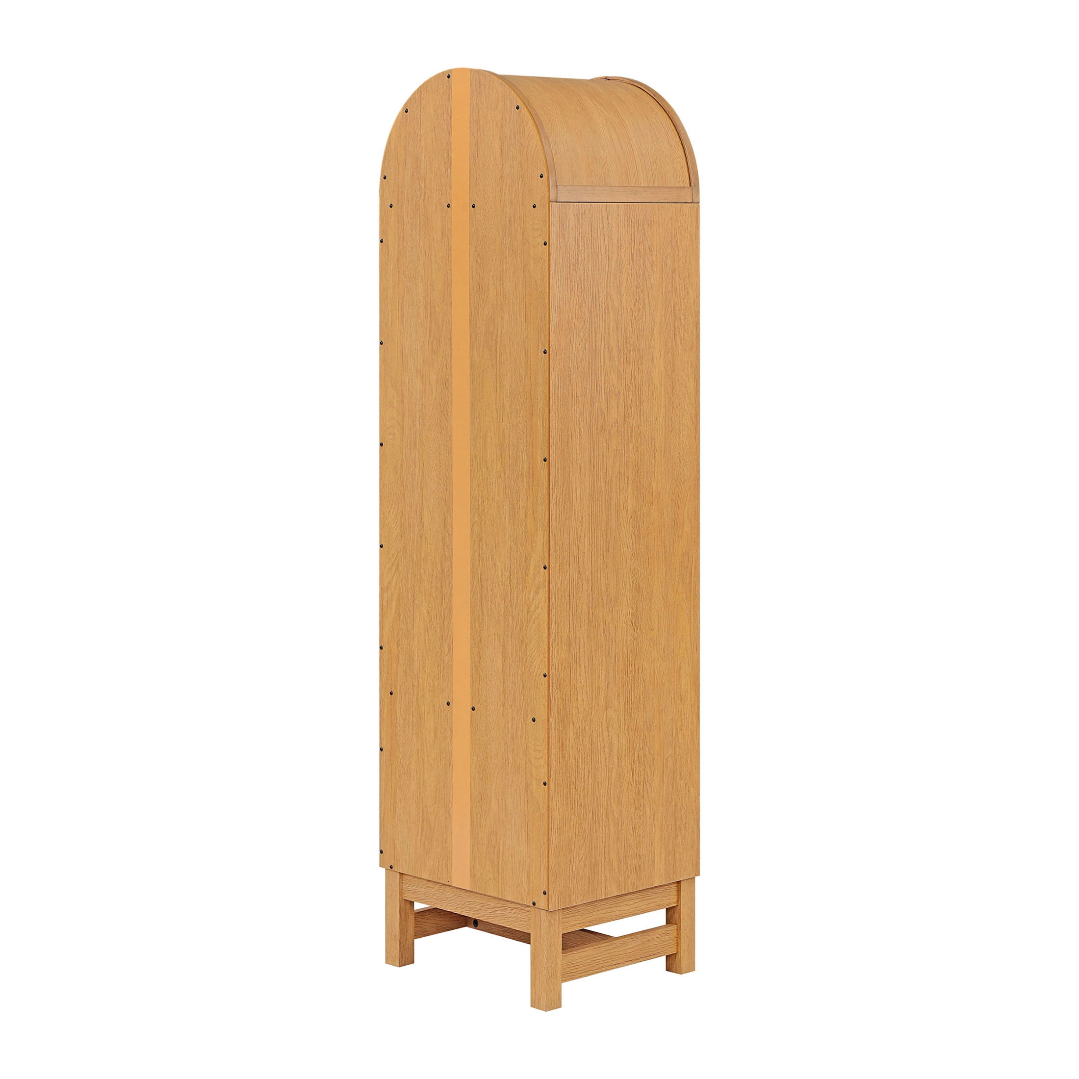 Better Homes & Gardens Juliet Narrow Arch Bookcase, Light Honey, for Adults