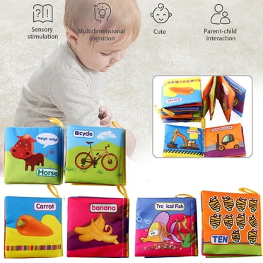 Big Save,HWRETIE Early Development Clearance,Kid Cloth Book Infant Baby Intelligence Development Toy Cognize Books