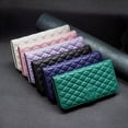 thumbnail image 4 of iPhone 14 Wallet Case Premium Handmade PU Leather Phone Case Card Slots Magnetic Closure Zipper Pocket Kickstand Flip Case with Hand Strap for iPhone 14 - Black, 4 of 5
