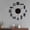 Black#2, variant on Frameless DIY Wall Clock Mirror Sticker for Home Office Decor Self Adhesive 12 Hour Display Clock with Stainless Steel Face,Aluminum Pointers,and EVA Foam Numerals Easy to Install on