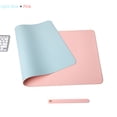 thumbnail image 1 of Daisyyozoid Pure Color Leather Mouse Pad Large Waterproof Desk Pad Home Office Laptop Leather Mouse Pad Writing Pad Double-sided, 1 of 2